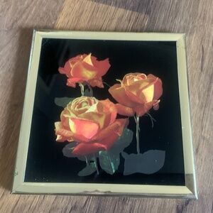 Etched Flower Art